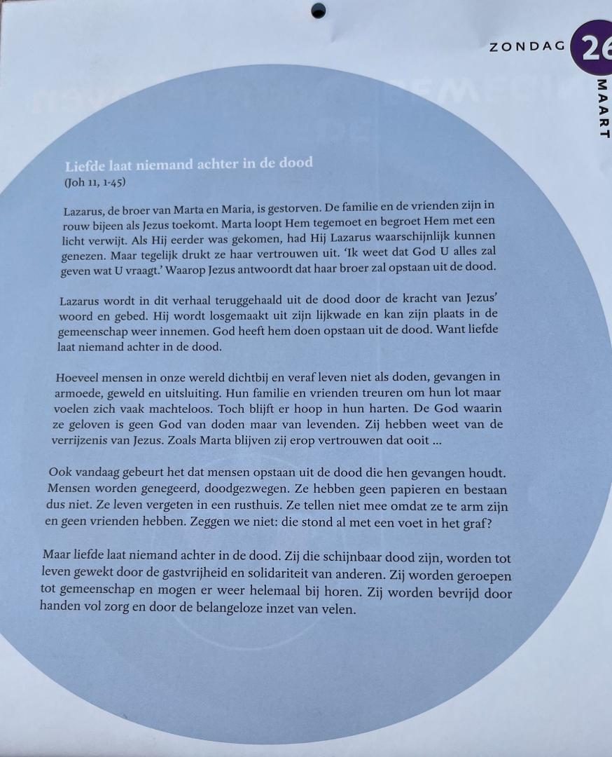 26 maart zondag © Broederlijk Delen