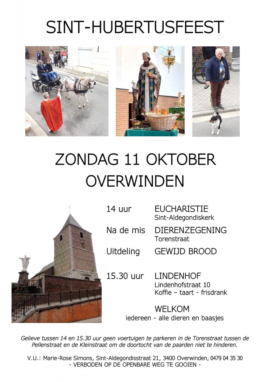 Sint-Hubertusfeest Overwinden 