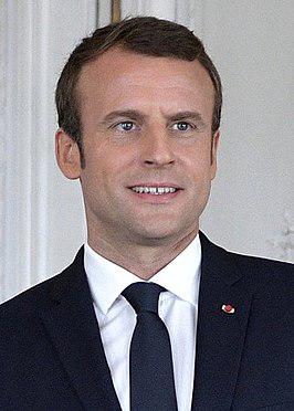 De Franse president Macron © Wikimedia Commons