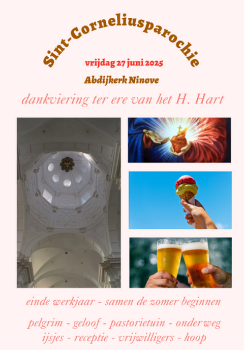 H. Hartviering en slotviering pastoraal werkjaar 2025 Sint-Corneliusparochie Ninove © Alexander Vandaele