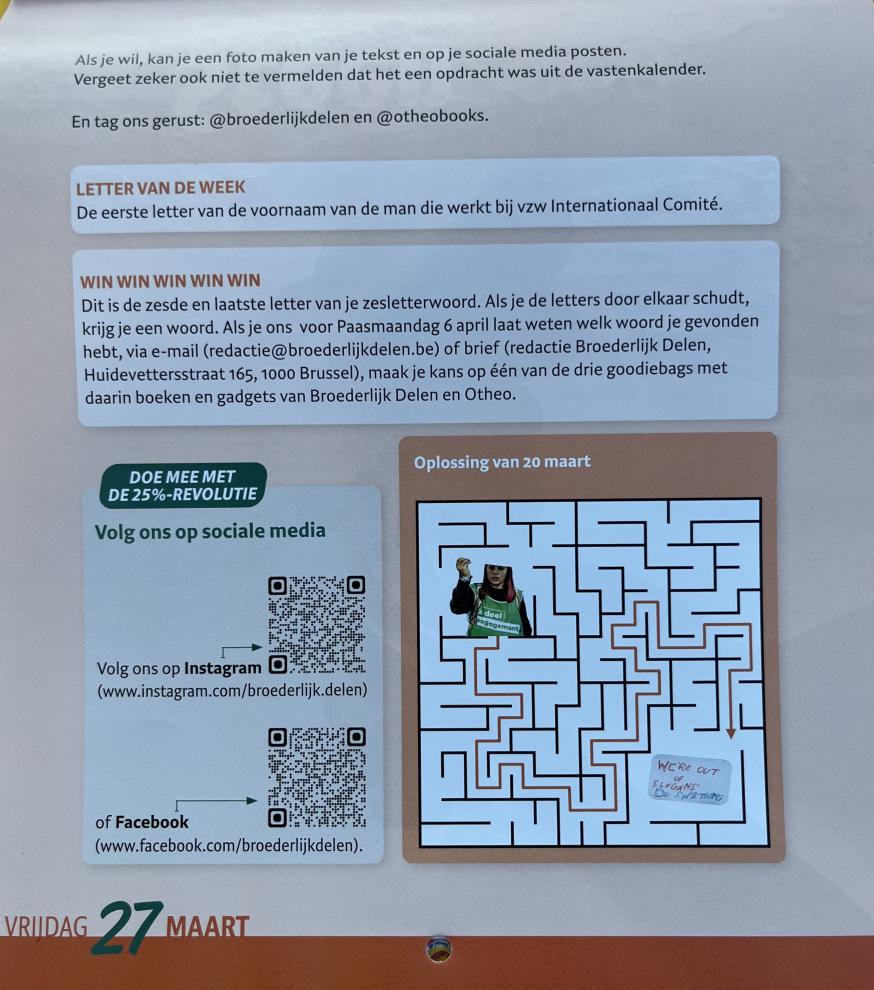 27 maart vrijdag 2026 © Broederlijk Delen
