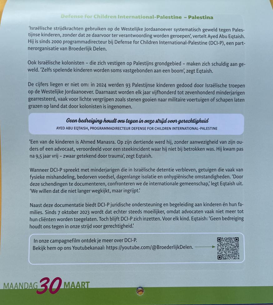 30 maart maandag 2026 © Broederlijk Delen