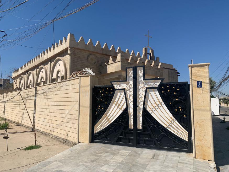 Het nieuwe bisschopshuis van de Chaldeeuws-katholieke aartsbisdom van Mosul © Mgr. Najeeb Moessa Michaeel
