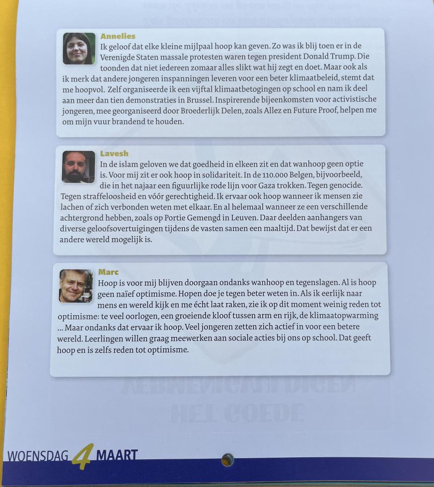 4 maart woensdag 2026 © Broederlijk Delen