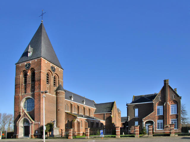 Mijlstraatkerk en pastorie 