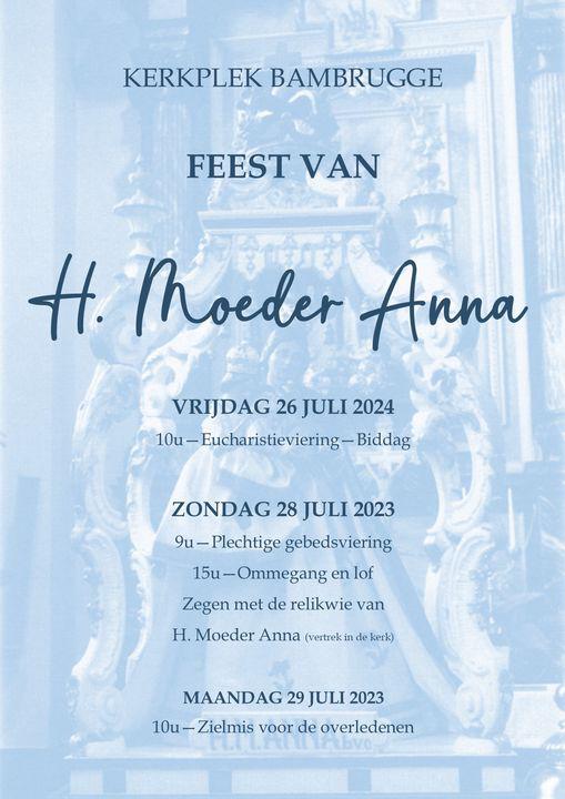Feest van H. Moeder Anna 