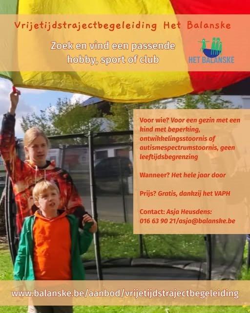 Vrijetijdstrajectbegeleiding Het Balanske © Het Balanske Tielt-Winge