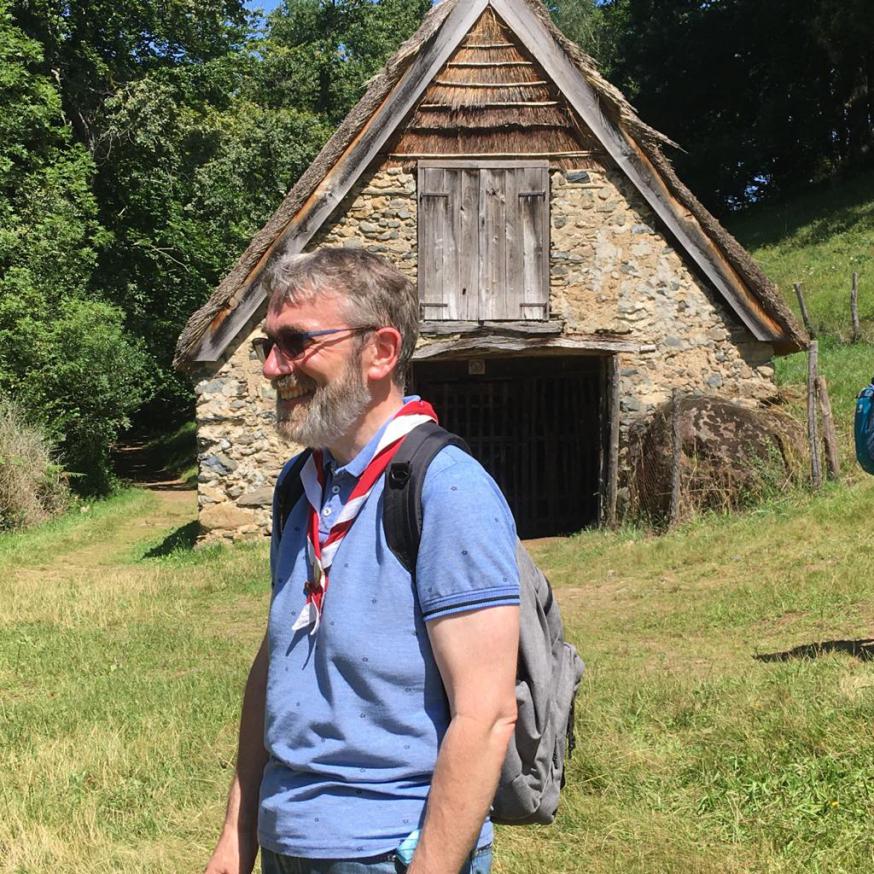 Wim in Lourdes. © Christa Damen