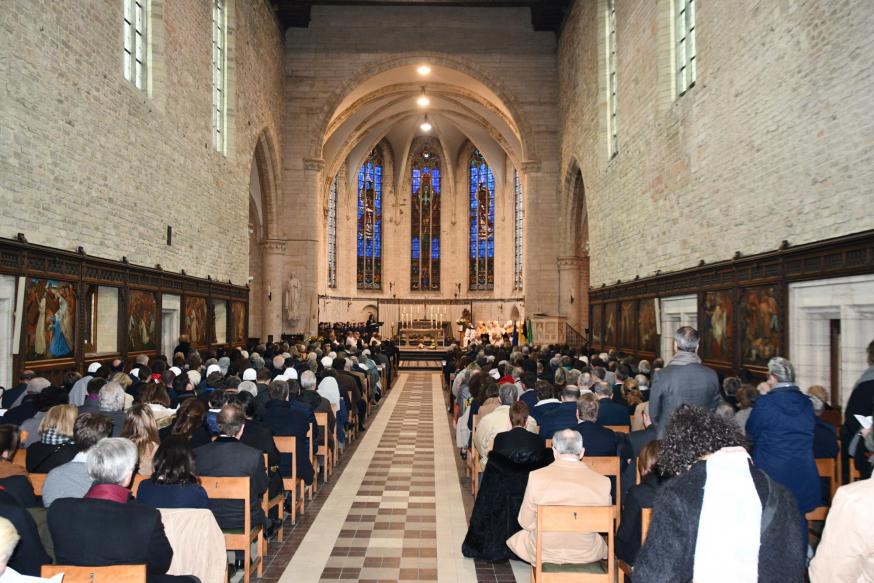 Viering tien jaar paus Franciscus in O.-L.-Vrouw ter Kameren © Katholieke kerk in Brussel