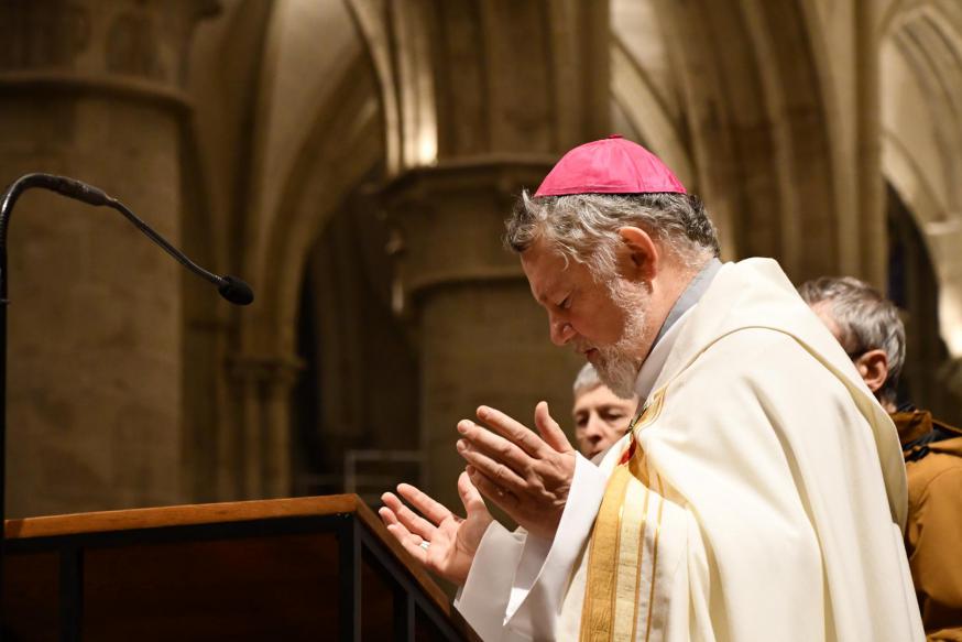 Vespers met Mgr. Jean Kockerols © Vicariaat Brussel