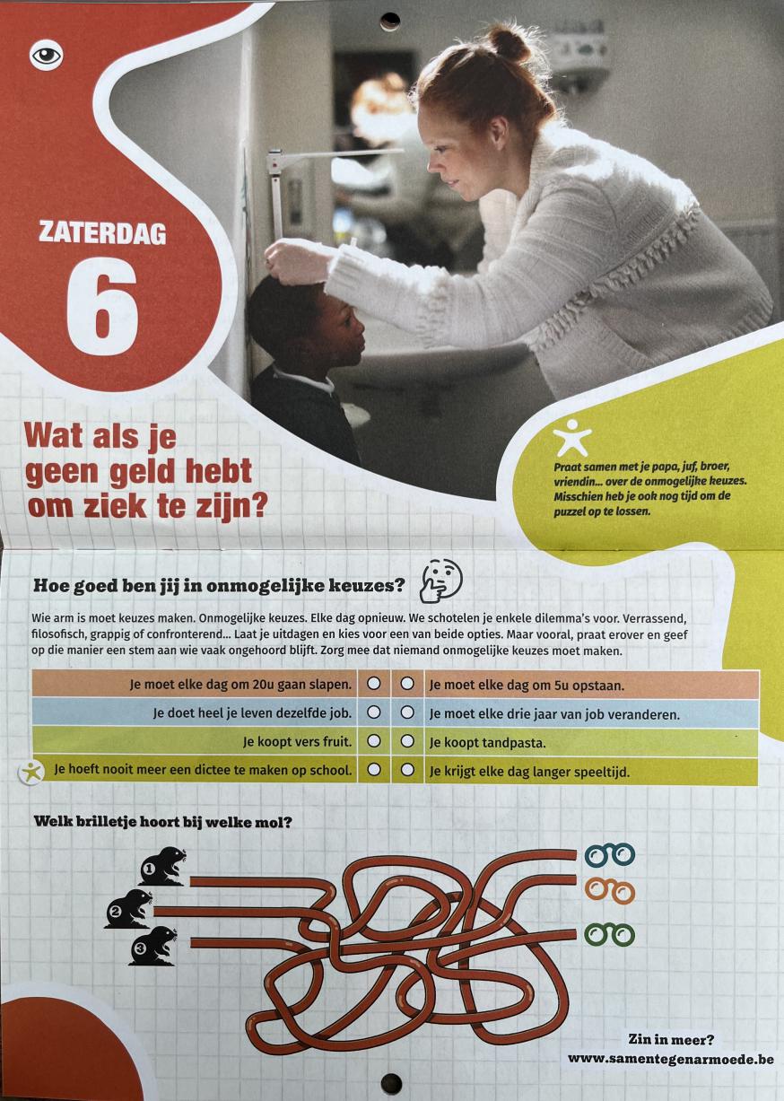 Adventskalender 6 dec za 2025 © Welzijnszorg