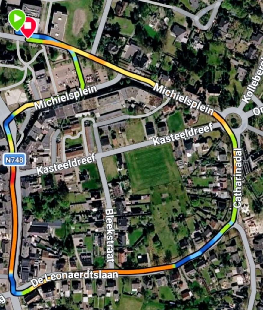 parcours processie 2026 