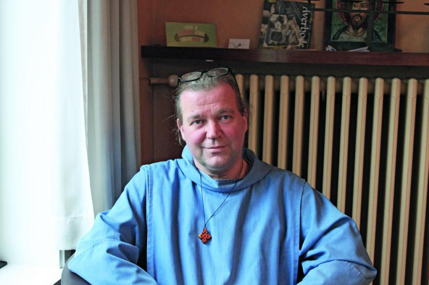 Oud-katholiek priester Johannes Maertens verruilde in juni vorig jaar de 'Jungle van Calais' voor Londen © Kelly Kearberry Oud-katholiek priester Johannes Maertens verruilde in juni vorig jaar de 'Jungle van Calais' voor Londen © Kelly Kearberry