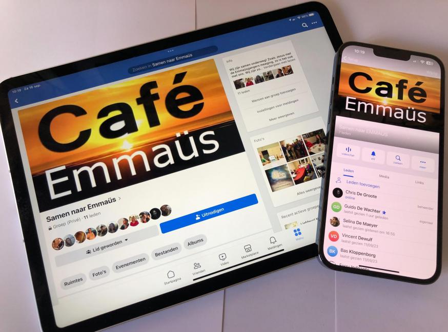 Sociale media © Café Emmaüs
