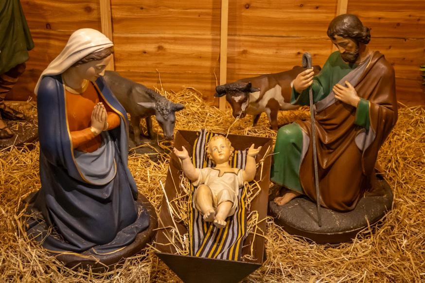 Kerststal St.-Gerolfkerk Drongen 