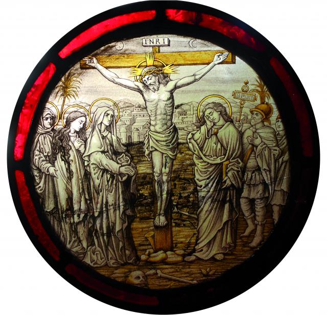 Glasraam Zwartzusterklooster Pamele 