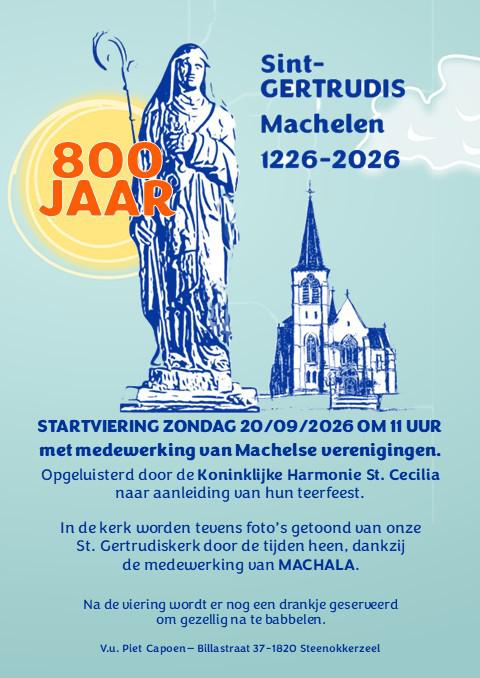 STARTVIERING 800 JAAR SINT GERTRUDIS  @EVD 