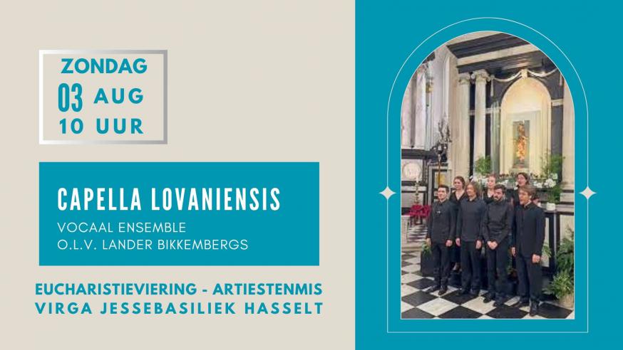 Artiestenmis augustus 2025 © PE Virga Jesse Hasselt