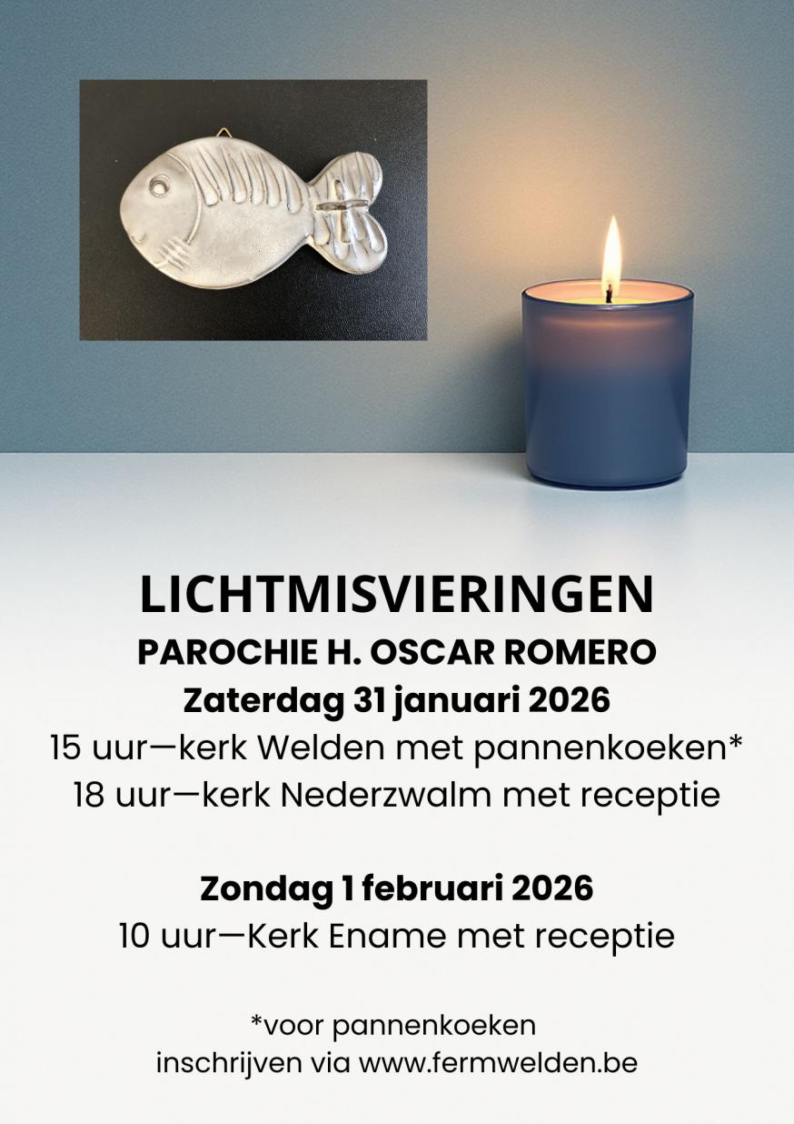 Lichtmisvieringen 2026 