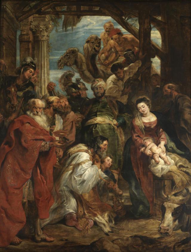 Aanbidding door de koningen, Pieter Paul Rubens, KMSKA 