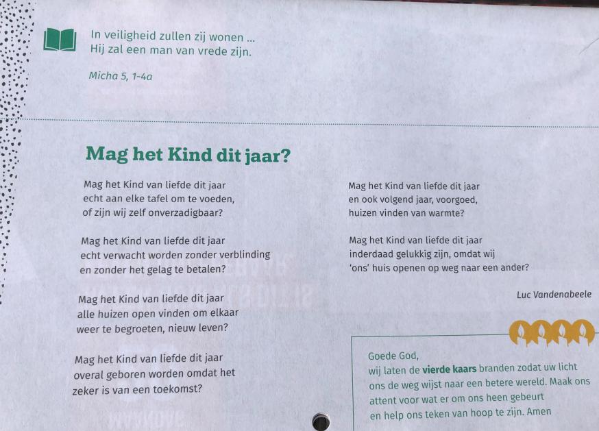 Advent 19 dec 2021 © Welzijnszorg 2021