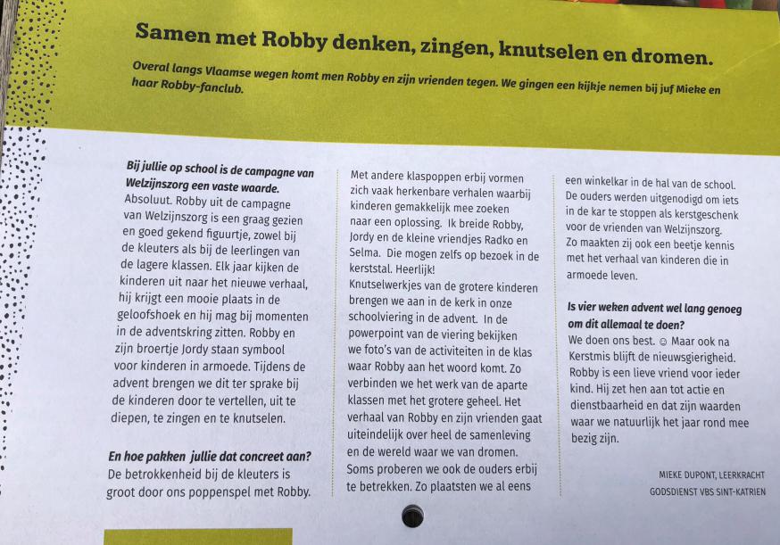 Advent 9/12/2021 © Welzijnszorg 2021