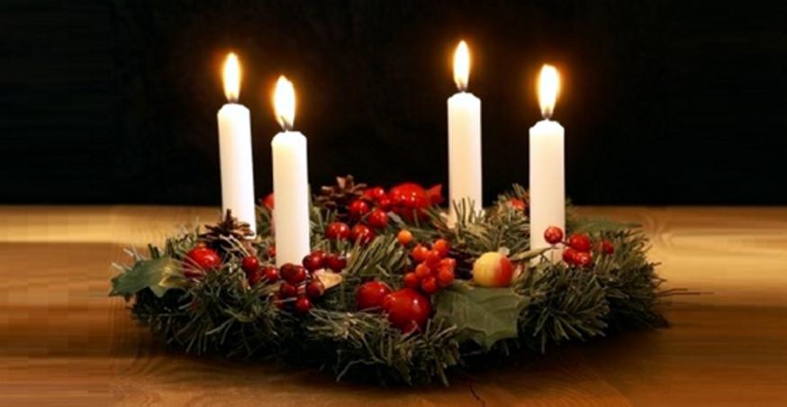 Vierde kaars op de Adventskrans 
