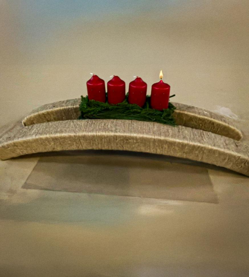 Adventskrans. Ik wil jou een brug zijn...  