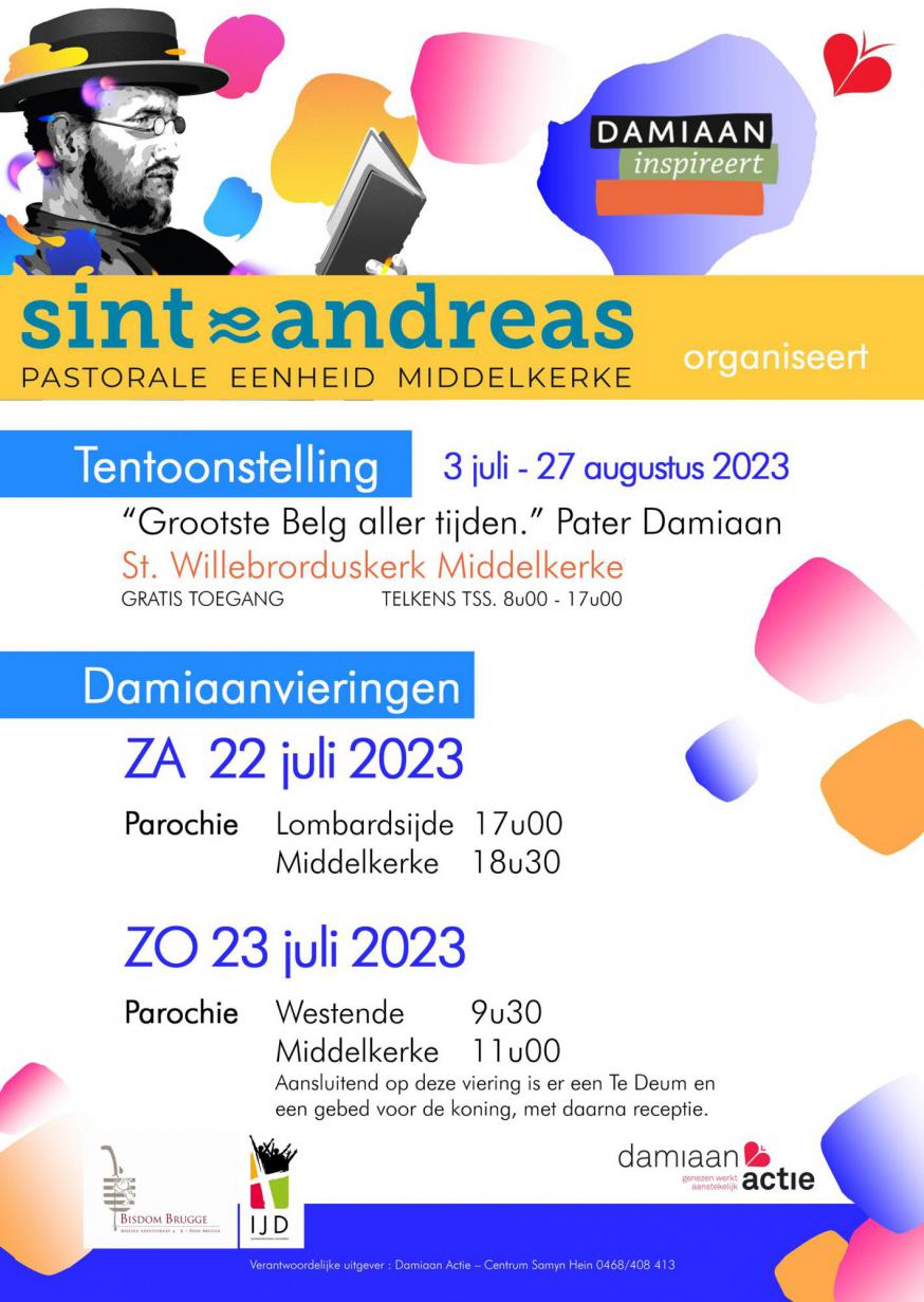 Tentoonstelling Damiaan 10 jaar en Damiaanvieringen  © Samyn Hein