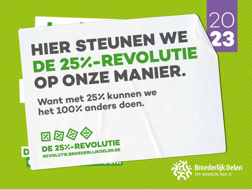 Affiche Broederlijk Delen 2023 