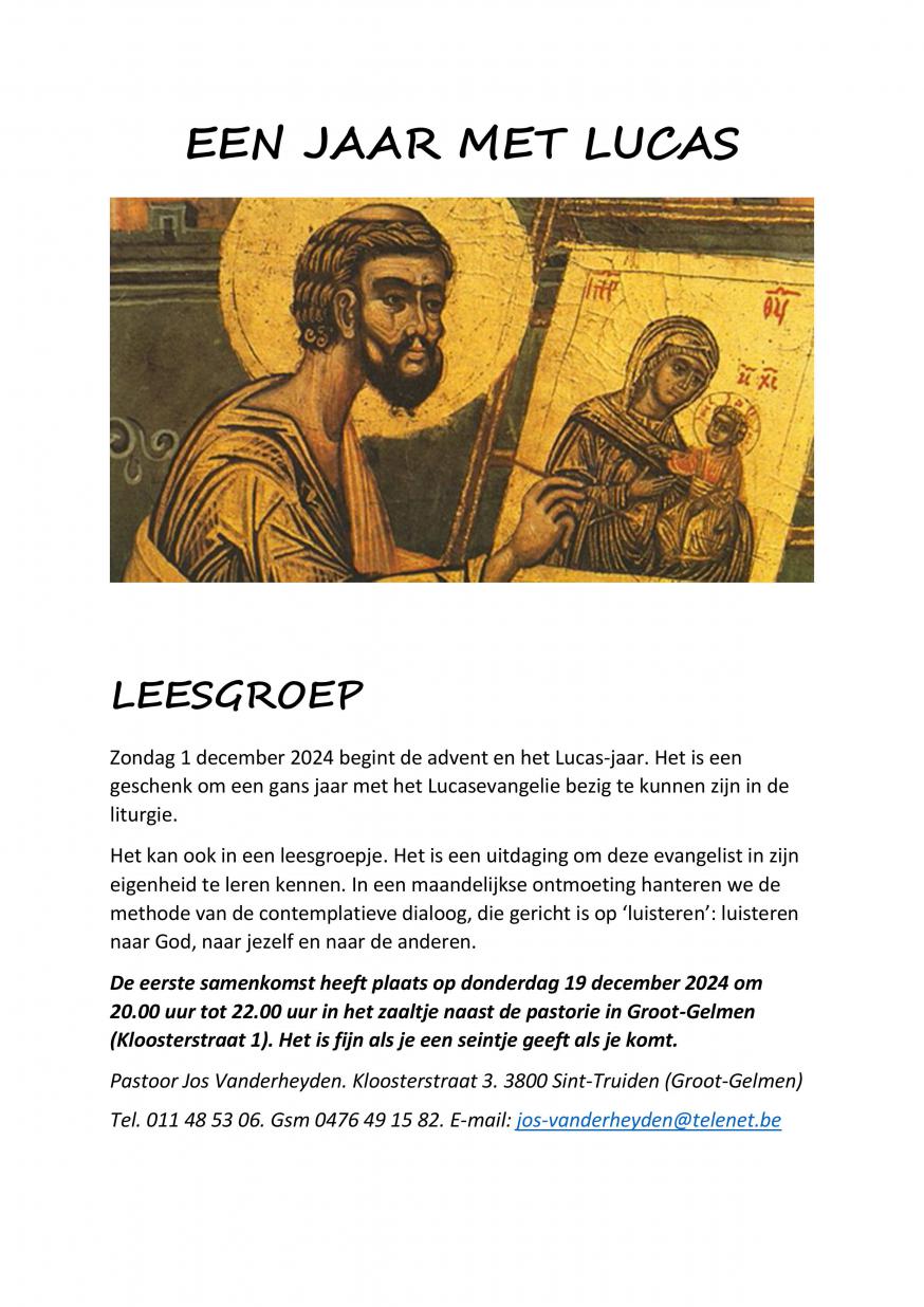 Affiche - Een jaar met Lucas 