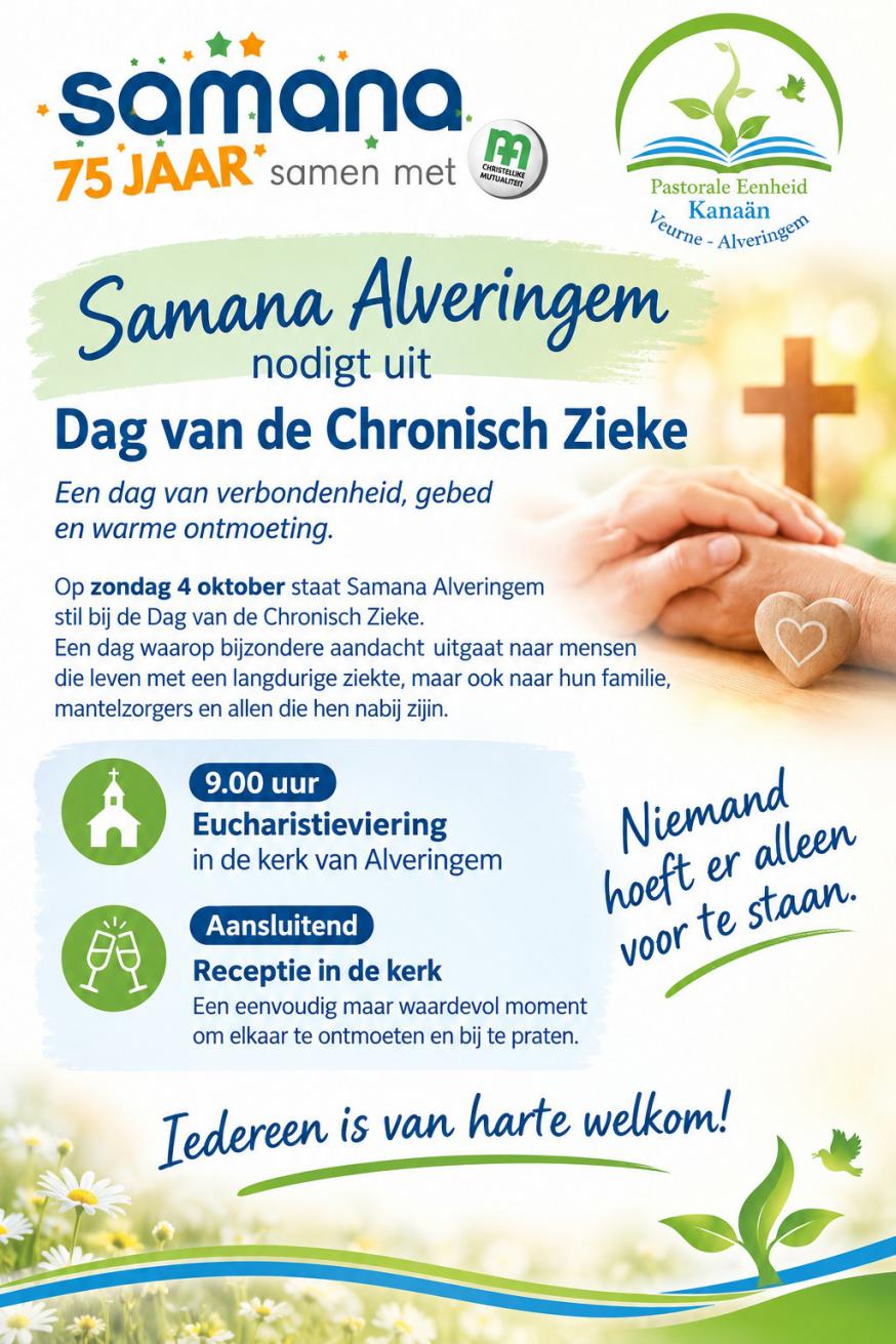 Nationale Ziekendag 2026 Samana Alveringem 