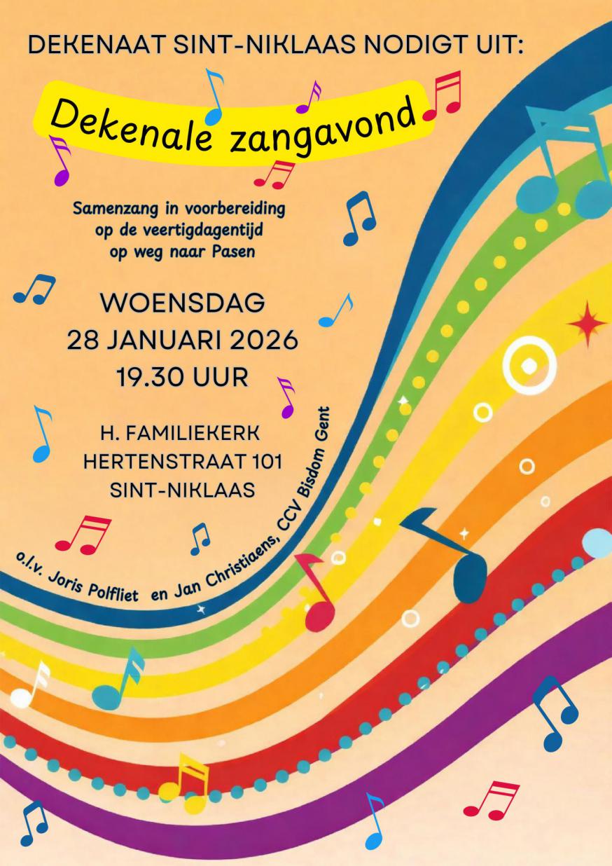 Dekenale Zangavond © Dekenaat Sint-Niklaas