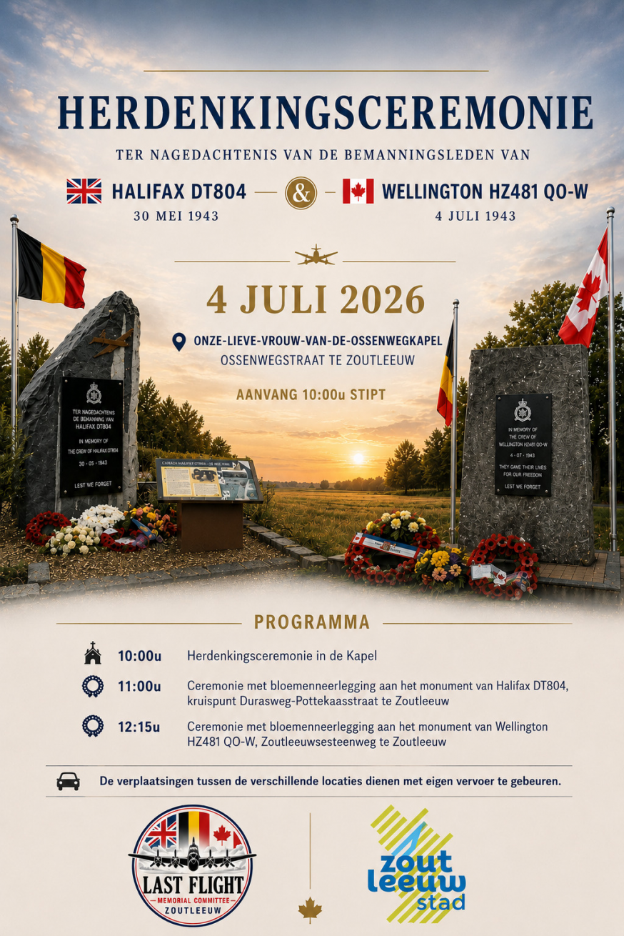 Last Flight Memorial Committee © pastorale zone Zoutleeuw-Geetbets