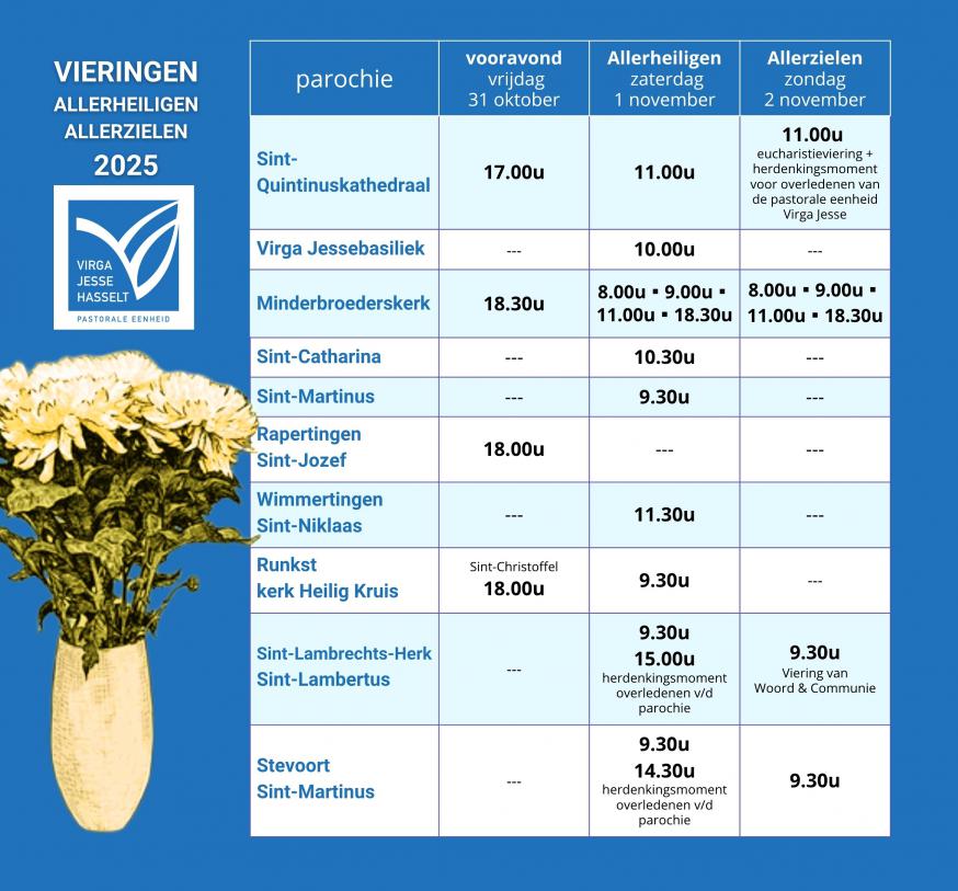 Allerheiligen-Allerzielen 2025 © @PE Virga Jesse Hasselt