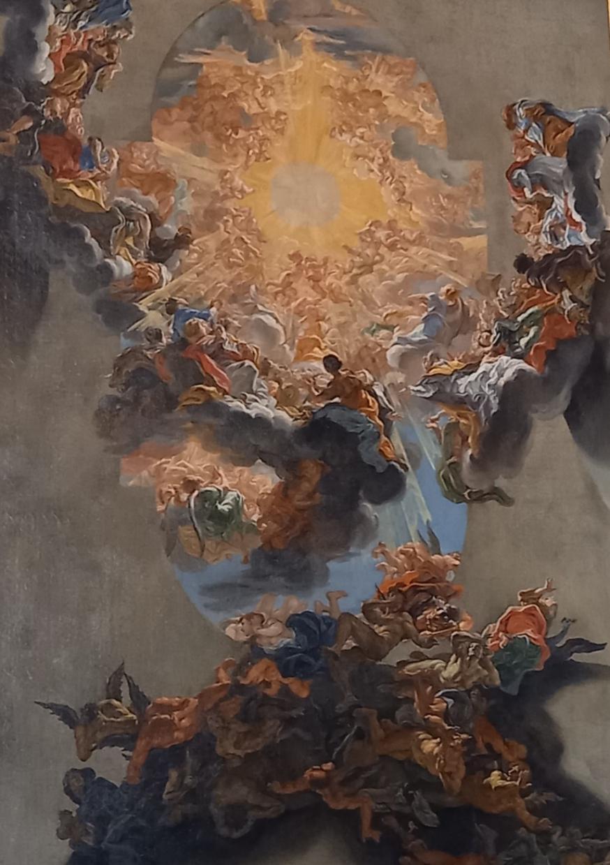 Palazzo Spada, schets voor het plafond van de San-Ignazio. Een opgang van heiligen naar de hemel.  