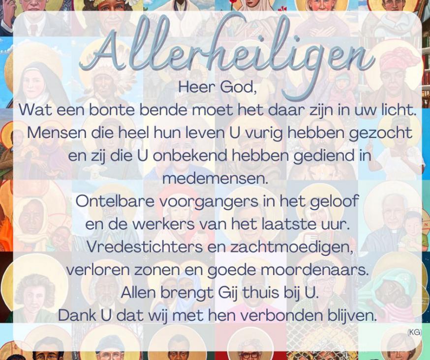 Allerheiligen: gebed 