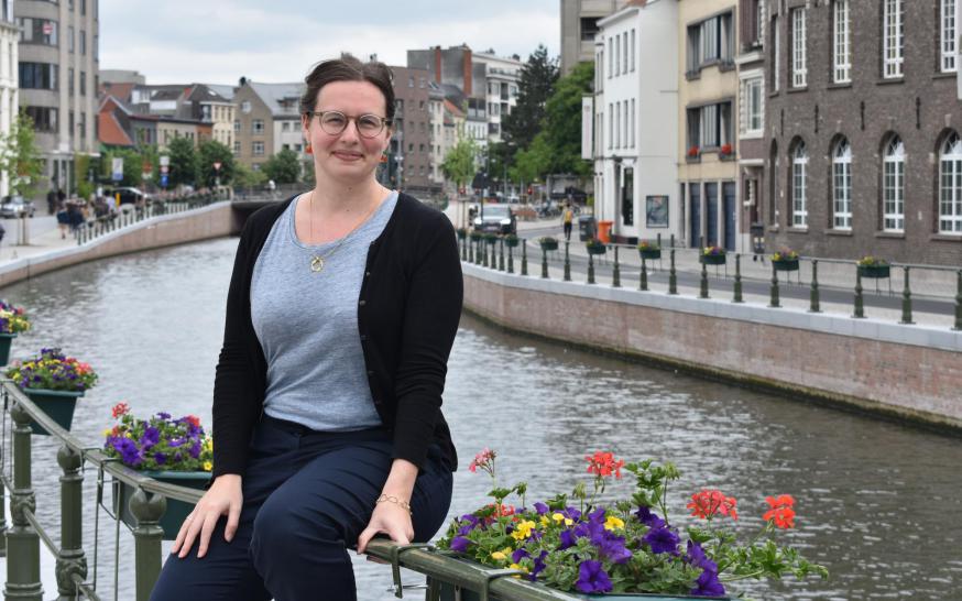 Anaïs Fayt is de nieuwe directeur van IJD Jongerenpastoraal Vlaanderen © Aagje Van Impe