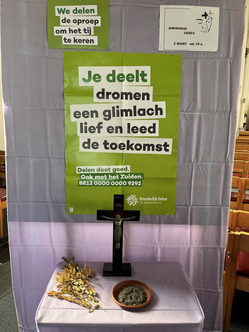 Aswoensdag affiche © Broederlijk Delen