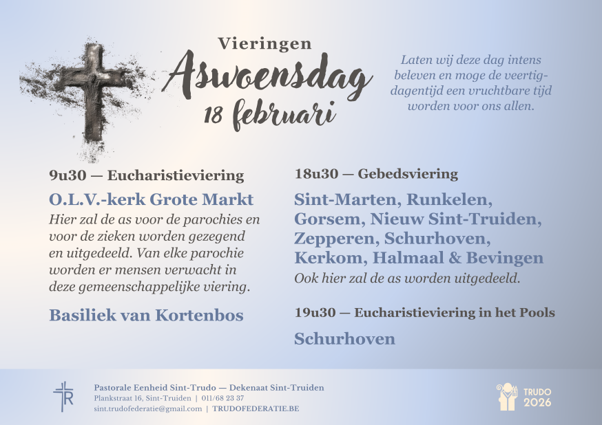 Aswoensdag 2026 — PE Sint-Trudo © latypografille