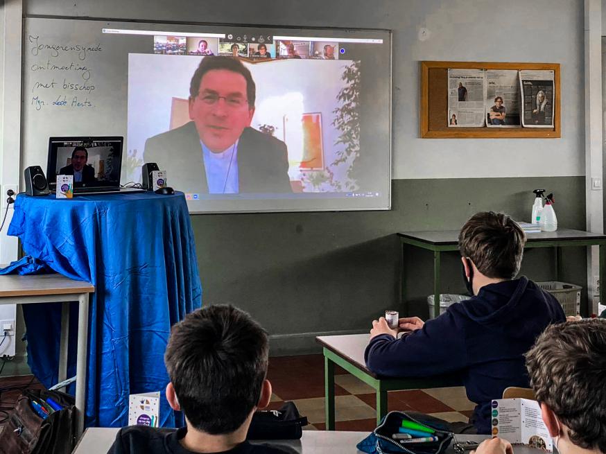 VTI Tielt online in gesprek met Mgr. Lode Aerts 