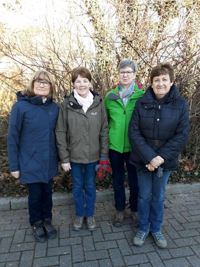 Huguette, Paula, Gerda en Lena  