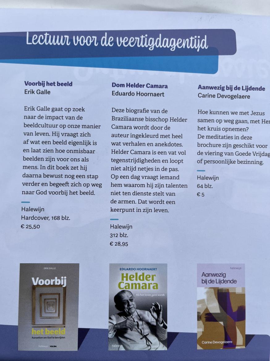 Vastenkalender lectuur voor de 40-dagentijd © Broederlijk Delen