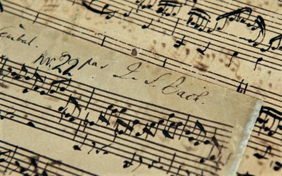 het sierlijke handschrift van J.S. Bach het sierlijke handschrift van J.S. Bach