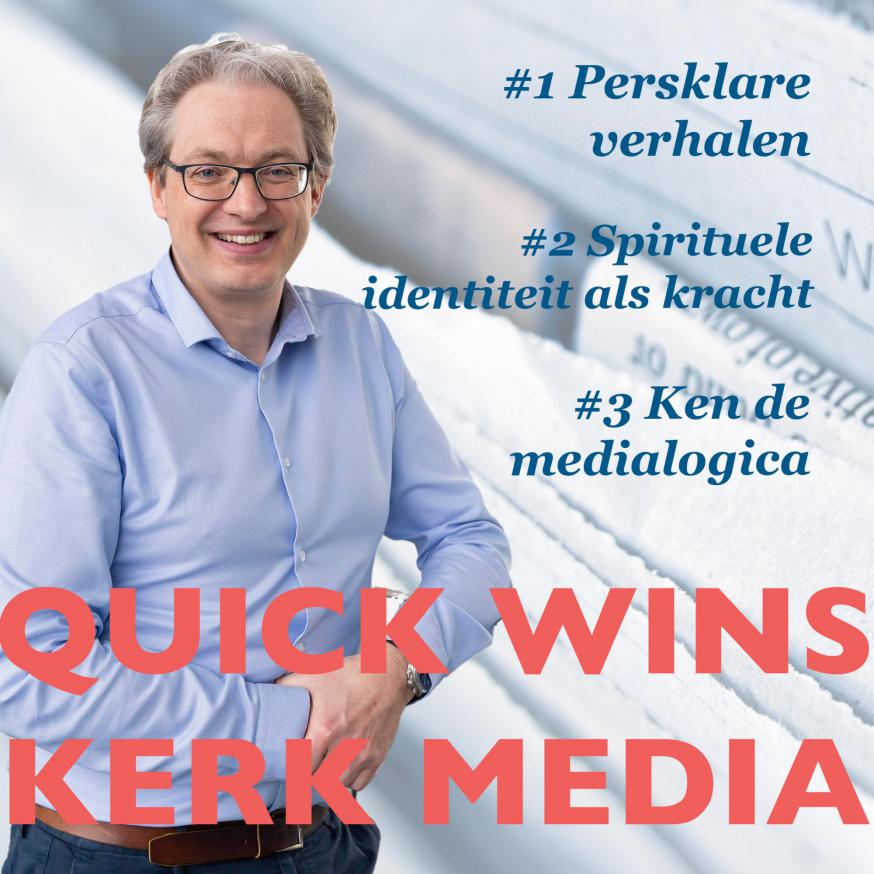 Baldwin Van Gorp stelt 3 quick wins voor om de relatie tussen kerk en media te verbeteren: schotel persklare verhalen voor, put uit je spirituele kracht en respecteer de medialogica voor zover mogelijk. 