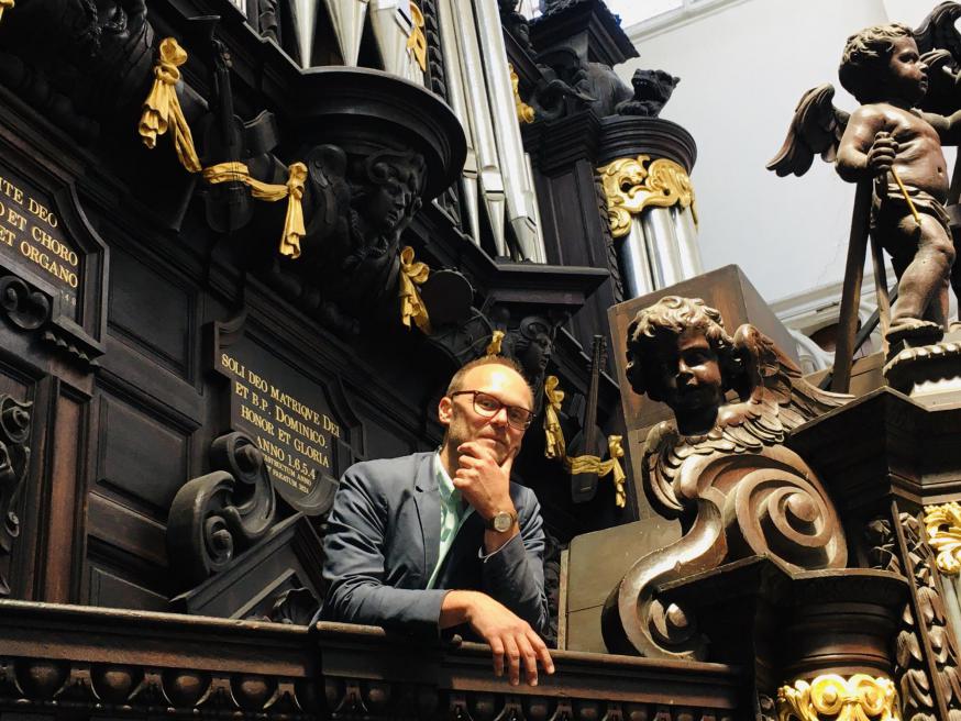 Bart Rodyns, de nieuwe titularis organist van de Antwerpse Sint-Pauluskerk © RR Bart Rodyns, de nieuwe titularis organist van de Antwerpse Sint-Pauluskerk © RR
