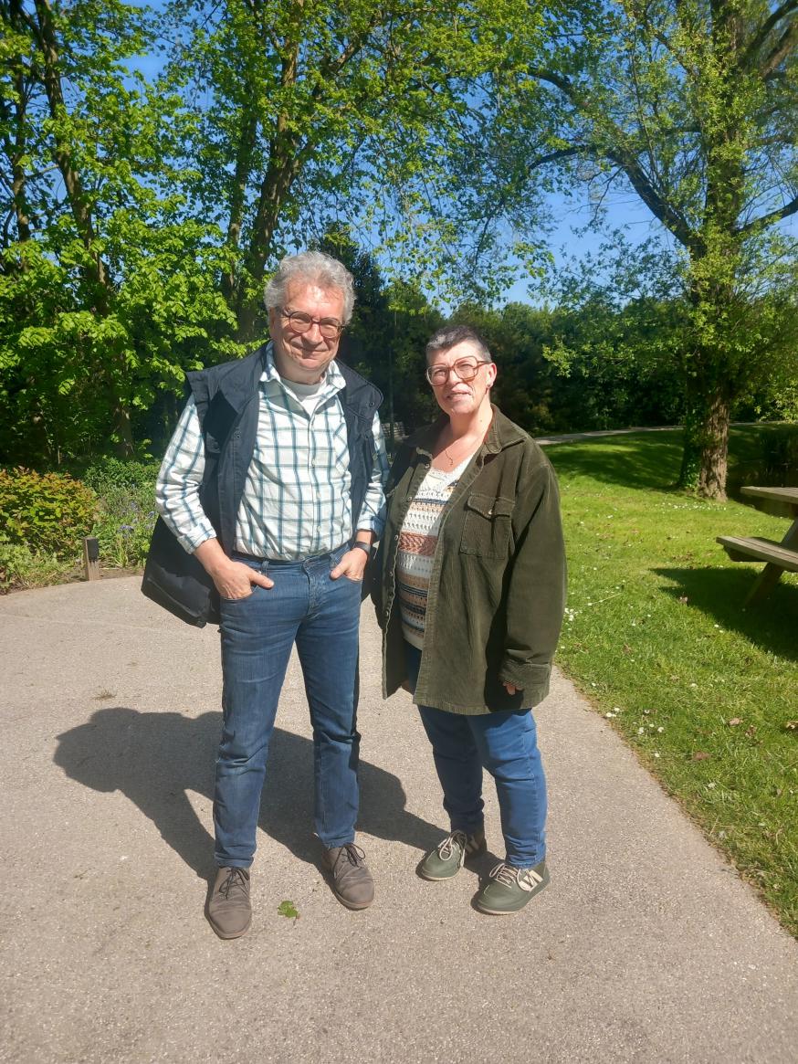 Bart Soens en Nele Valcke © dienst zorgpastoraat bisdom Brugge