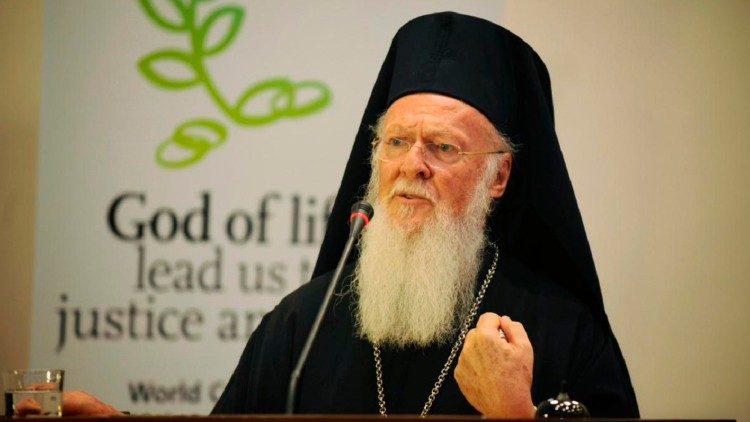 De groene patriarch Bartholomeus © Vatican Media