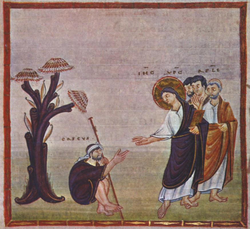 Bartimeüs © Codex Egberti, Fol 31, Publiek domein, Wikimedia