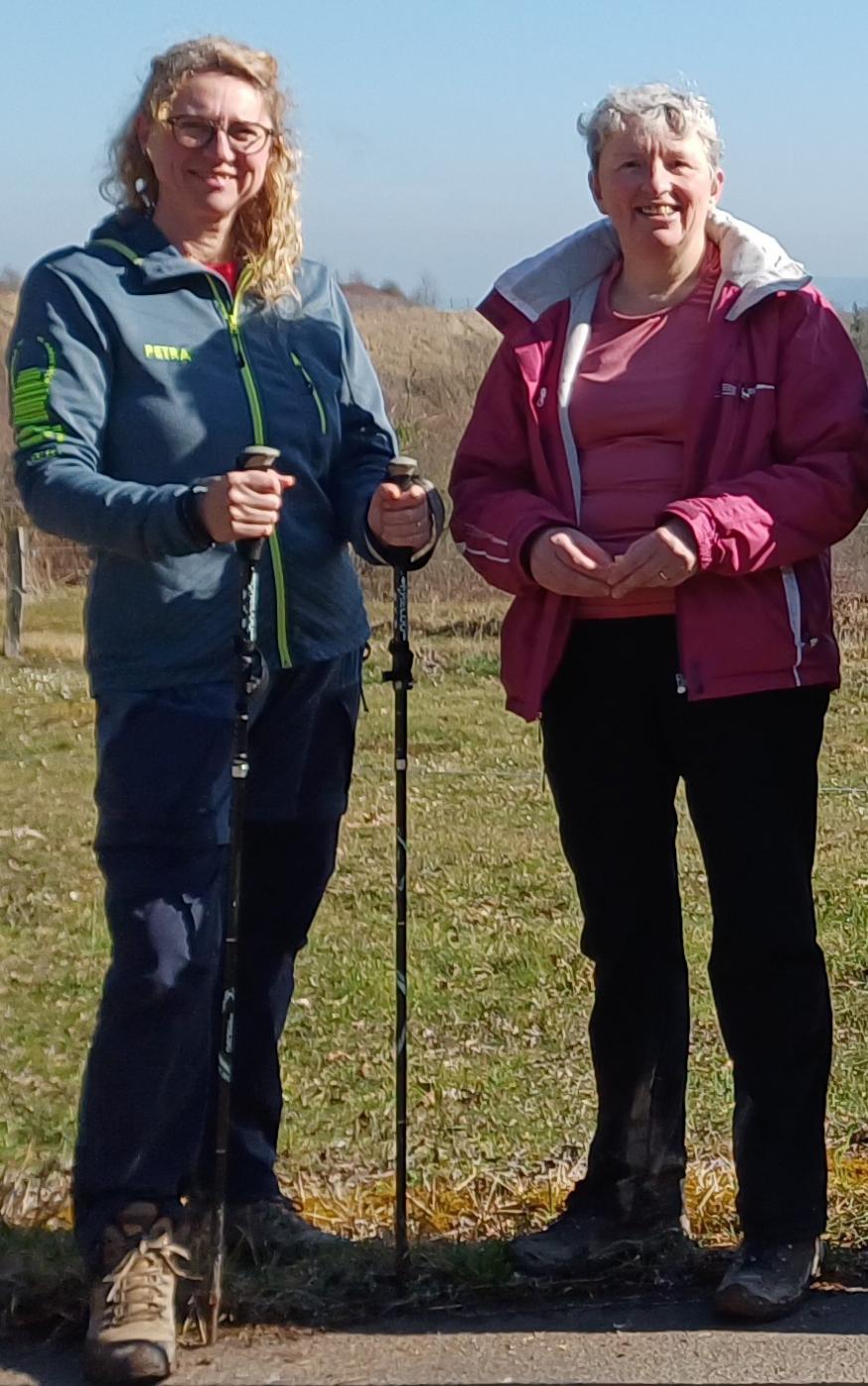 Bavostappers Petra Mussche (links) en Conny Van Achte (rechts) © PM